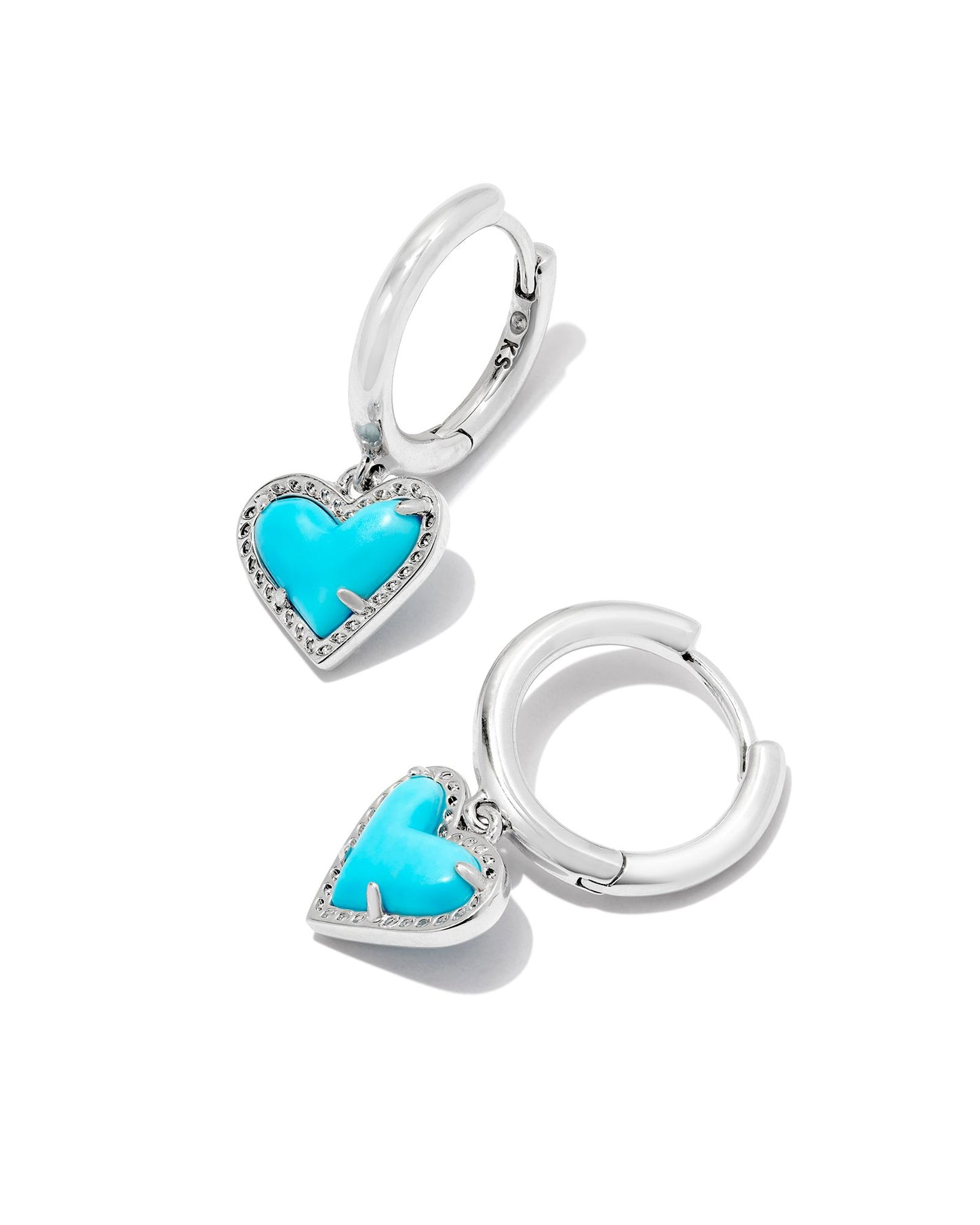 Ari Heart Huggie Earrings