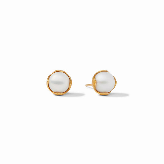 Penelope Stud Earring | Pearl | Julie Vos