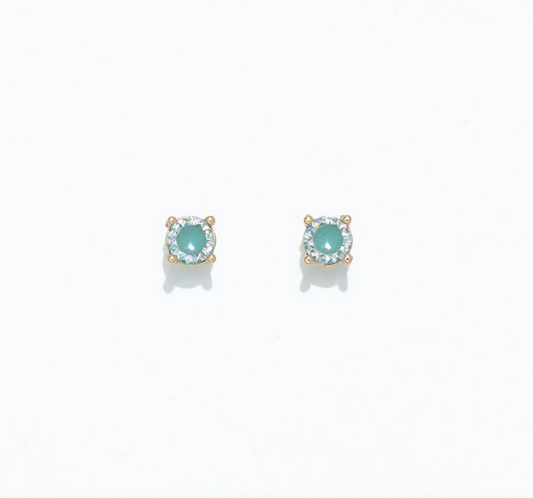 Sparkling Aqua CZs | Cuties Hypoallergenic Earrings