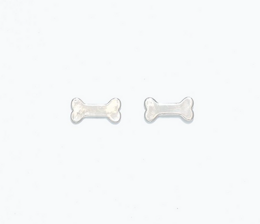 Silver Dog Bones | Cuties Hypoallergenic Earrings