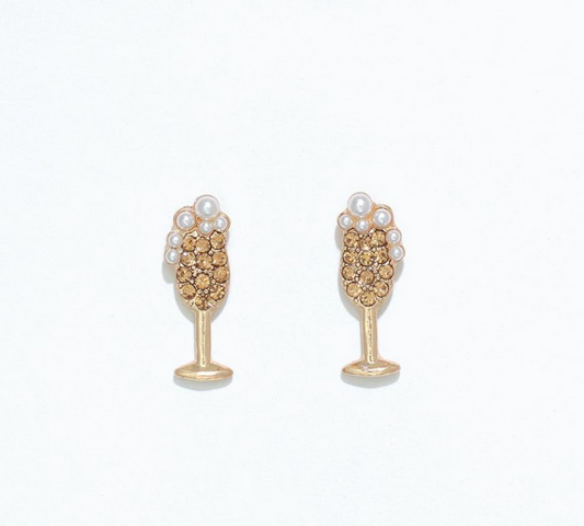 Champagne Flutes | Cuties Hypoallergenic Earrings