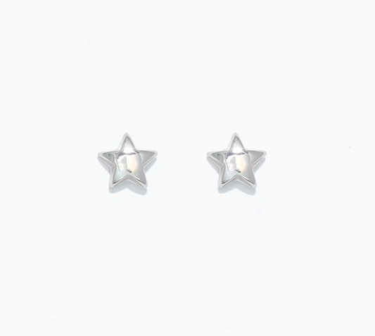 Silver Stars | Cuties Hypoallergenic Earrings
