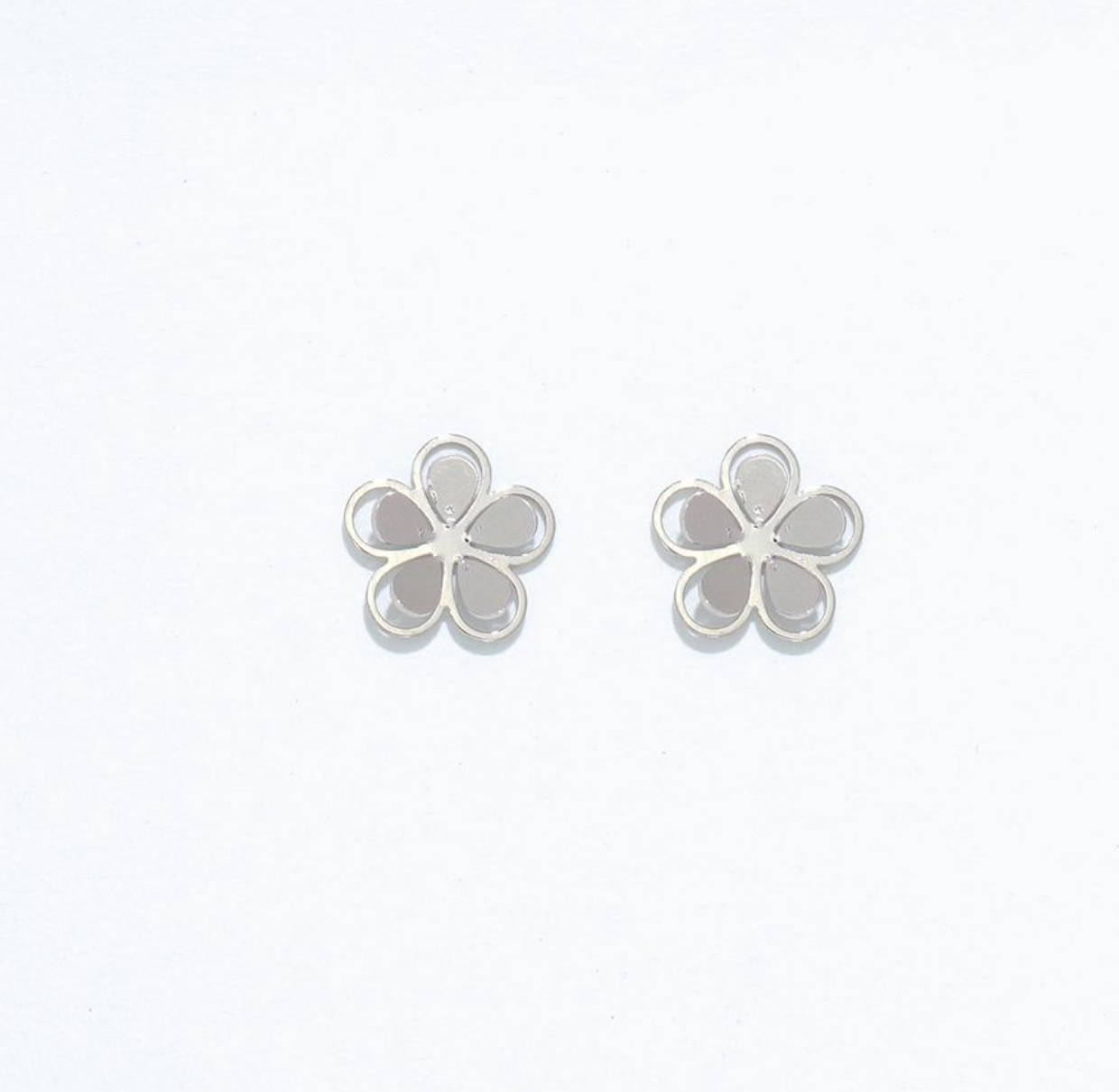 Silver Flowers | Cuties Hypoallergenic Earrings