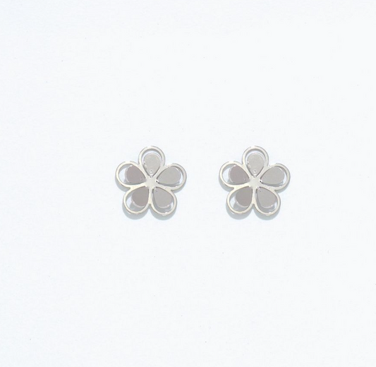 Silver Flowers | Cuties Hypoallergenic Earrings