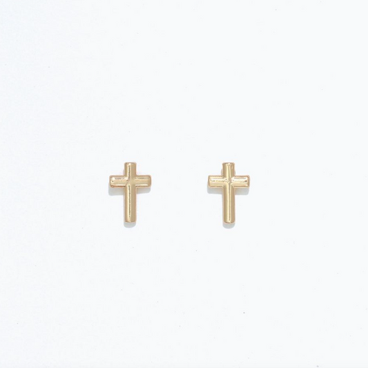 Classic Gold Crosses | Cuties Hypoallergenic Earrings