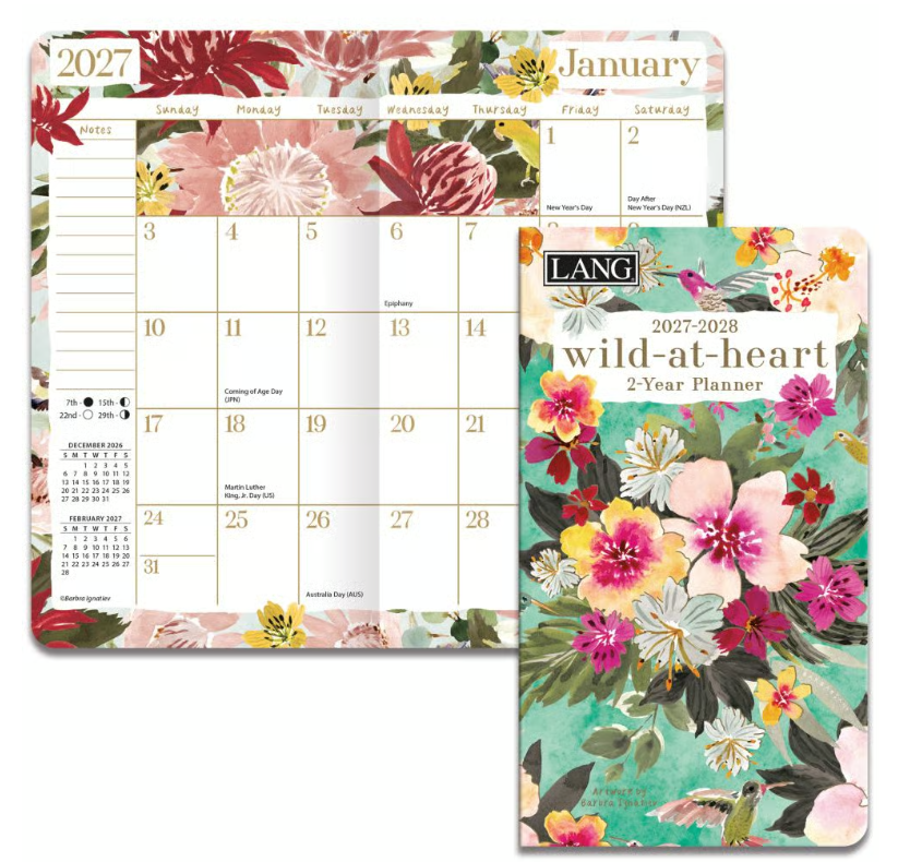 Wild at Heart 2027-2028 Two-Year Pocket Planner