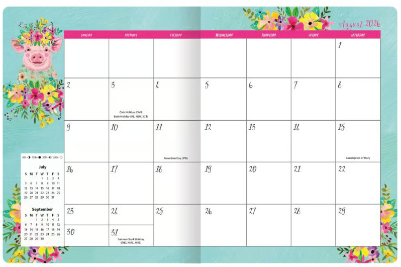 Wild Whimsy 2027 Monthly Planner