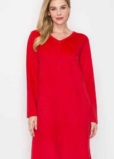 Aurora V-Neck Dress | Long Sleeve