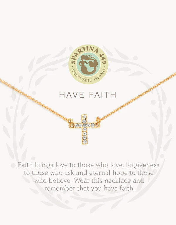 Sea La Vie Have Faith Necklace