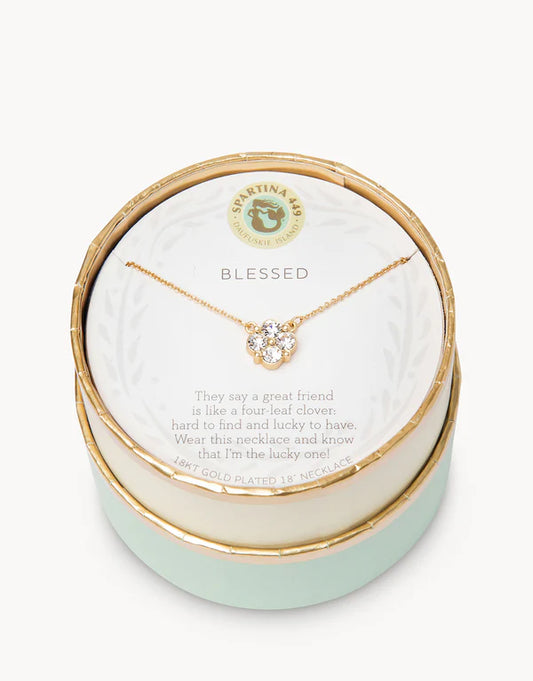 Sea La Vie Necklace Blessed Clover