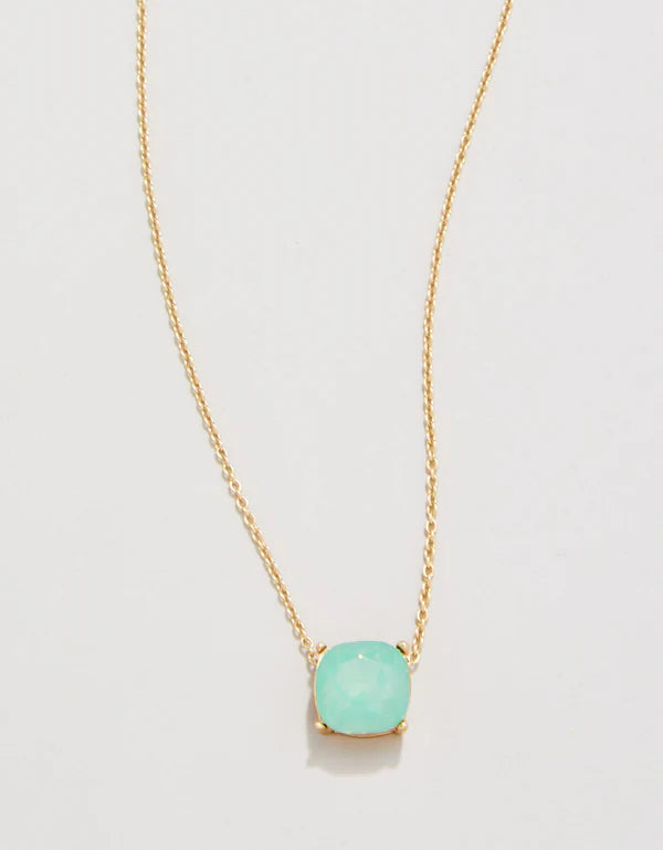 Sea La Vie Sea Glass Necklace Happy - Sea Green