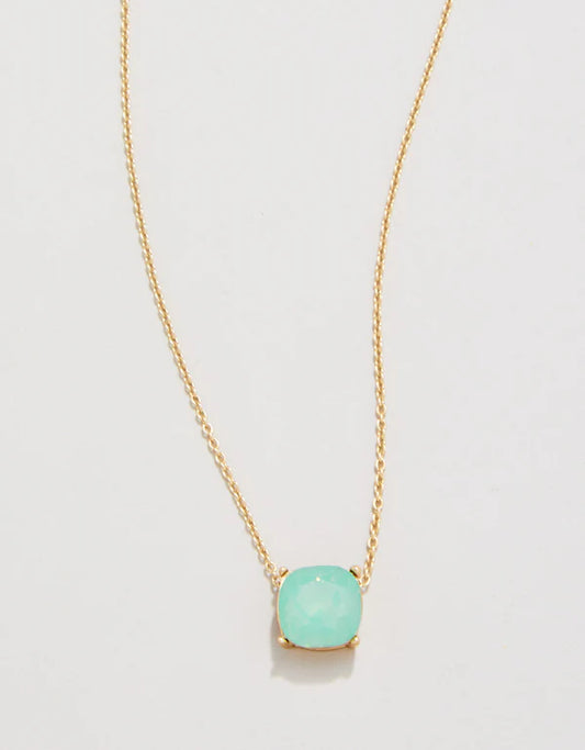 Sea La Vie Sea Glass Necklace Happy - Sea Green