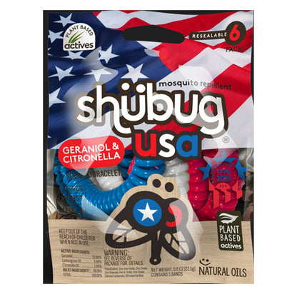 ShuBug USA Citronella Coil Bracelets – Set of 6
