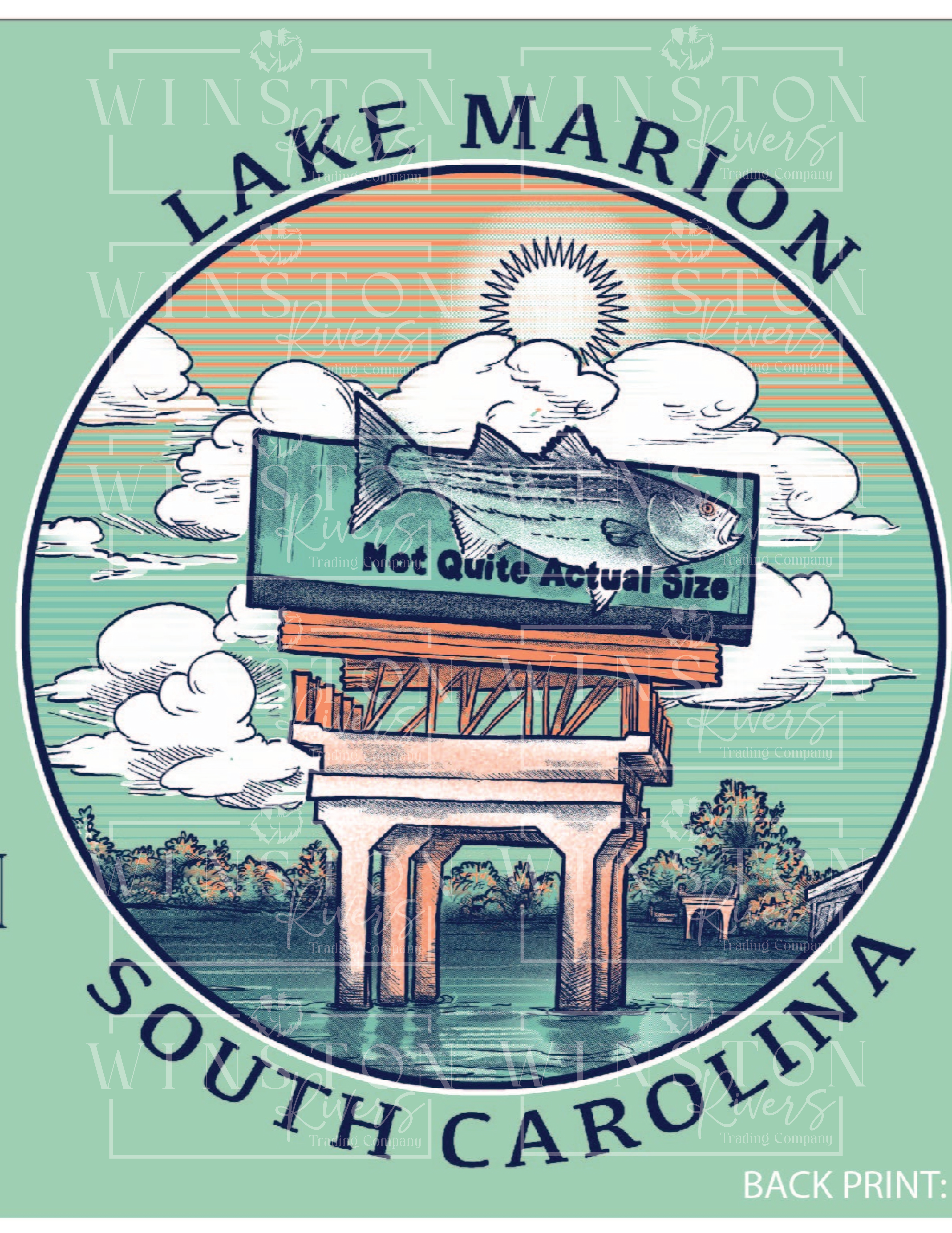 Lake Marion Sign SS T-shirt | Unisex