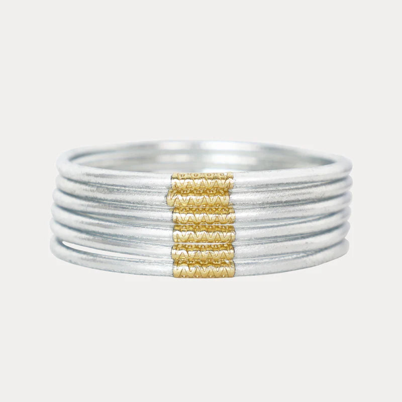 Silver Lumine All Weather Bangles