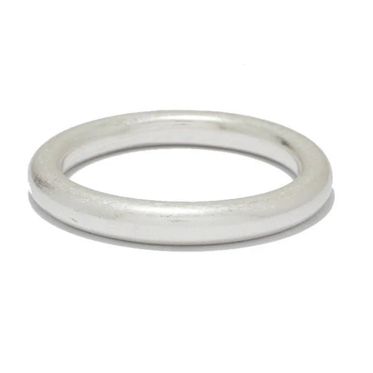 Lightweight Worn Brass Bangle Bracelet