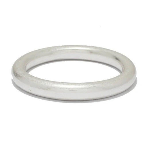 Lightweight Worn Brass Bangle Bracelet