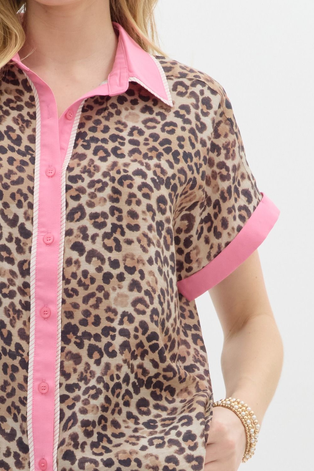 Loving In Leopard Top