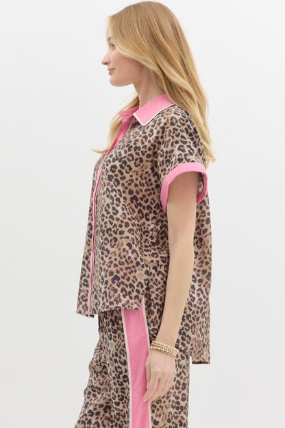Loving In Leopard Top