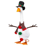 Giddy the Goose Snowman Outfit by Evergreen featuring a festive snowman design with classic winter details for Christmas and winter porch décor.