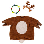 Giddy the Goose Reindeer Outfit by Evergreen, a festive reindeer costume designed for dressing the Giddy porch goose for Christmas and holiday displays.