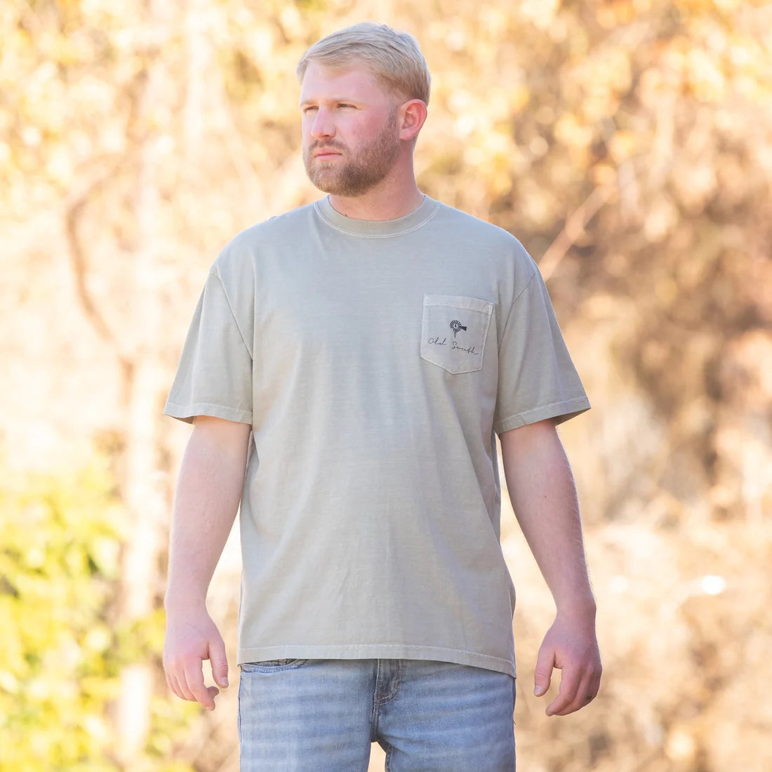 Old South Thicket Camo Logo Short Sleeve Tee