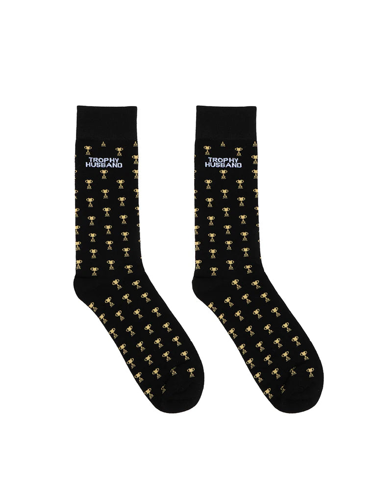 Trophy Husband Bamboo Crew Socks