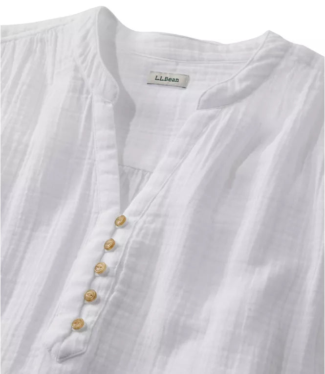 Women's Cloud Gauze Short-Sleeve Shift Dress