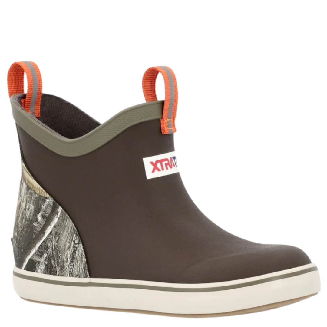 Kids Realtree Edge 4" Outdoors Ankle Deck Boots