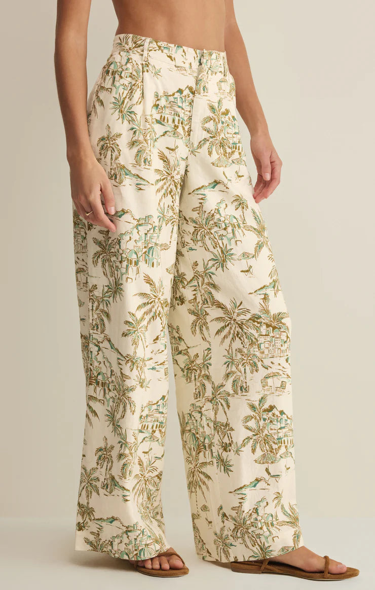 Overlook Tiki Tide Linen Pant