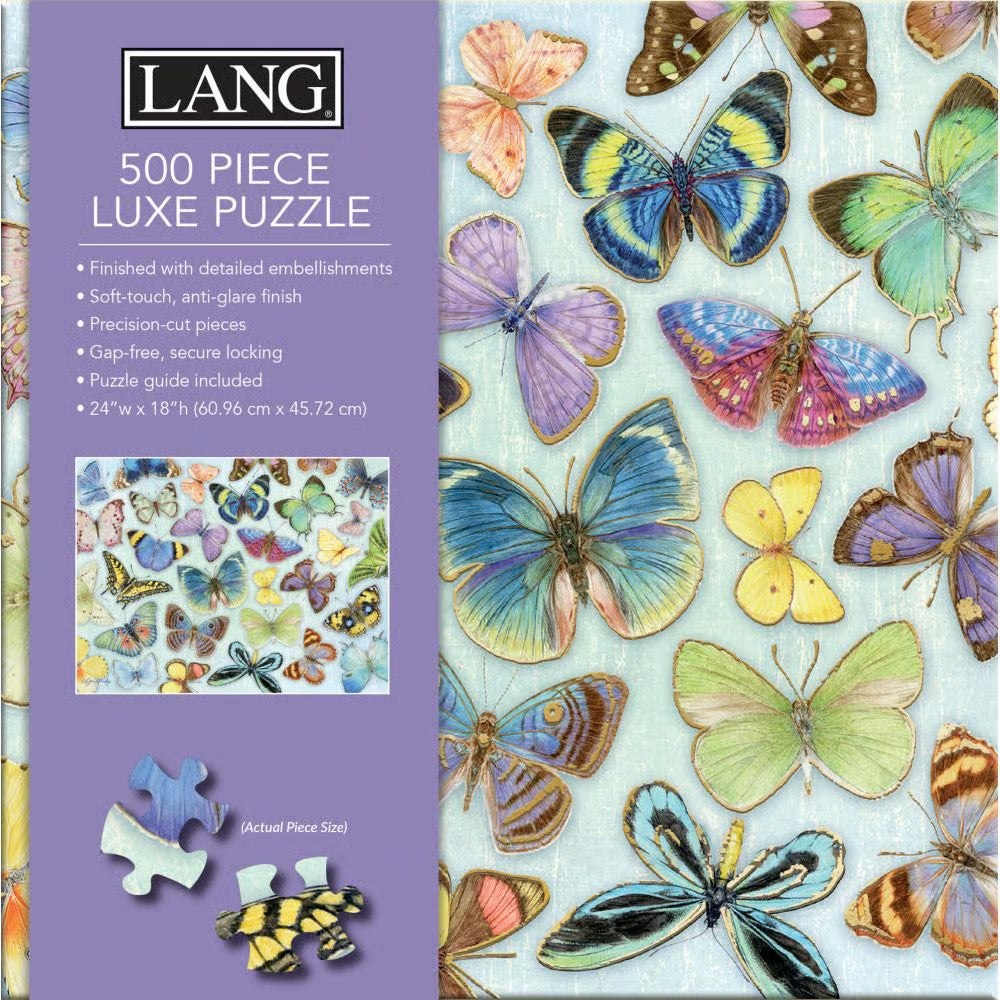 Butterflies 500 Piece Luxe Puzzle