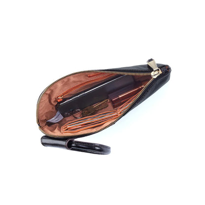 Sable Wristlet | Polished Leather | HOBO