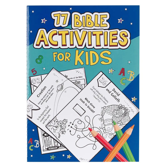 77 Bible Activities Softcover Kid Book