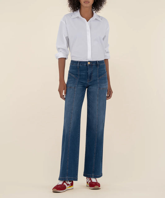 High Rise Wide Leg Jeans
