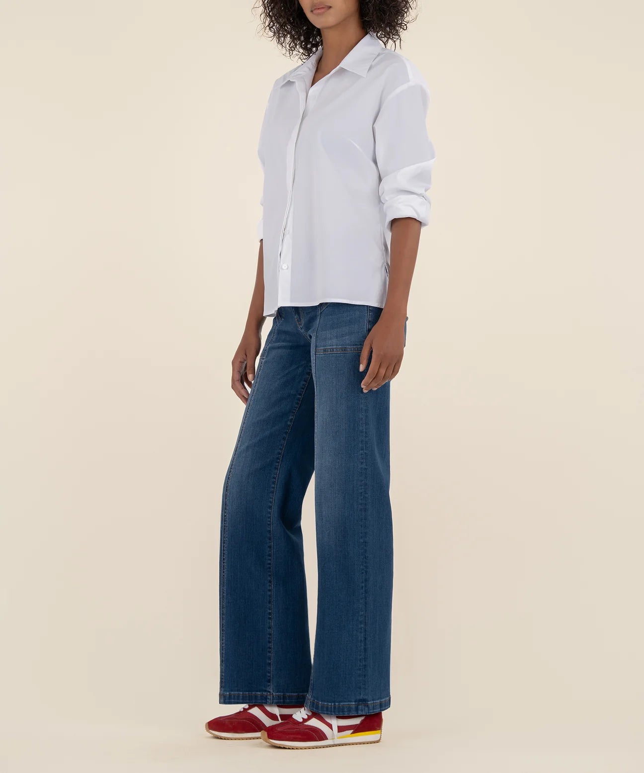 High Rise Wide Leg Jeans