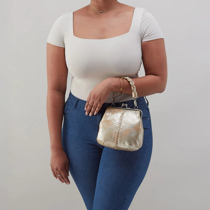 Alba Crossbody | Metallic Leather | HOBO