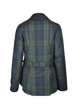 Ladies Tartan Washwax Ambre Jacket