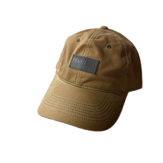 Waxed Leather Patch Hat