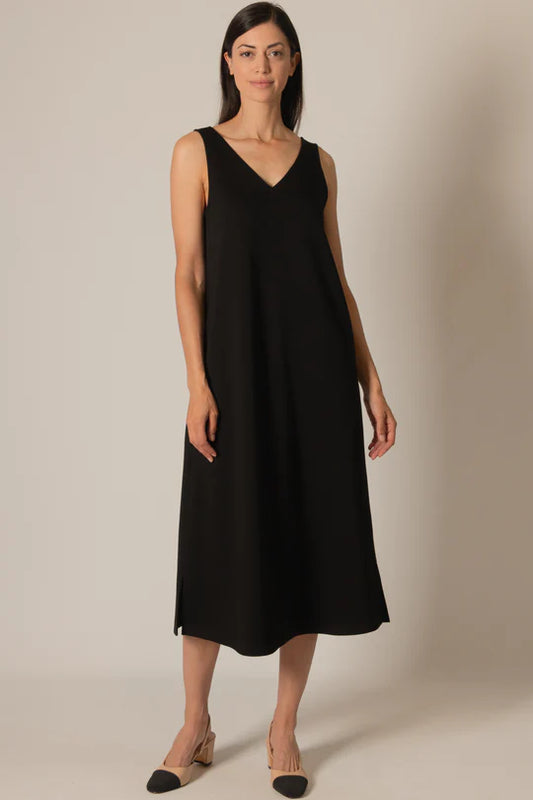 Mia V-Neck Midi Dress