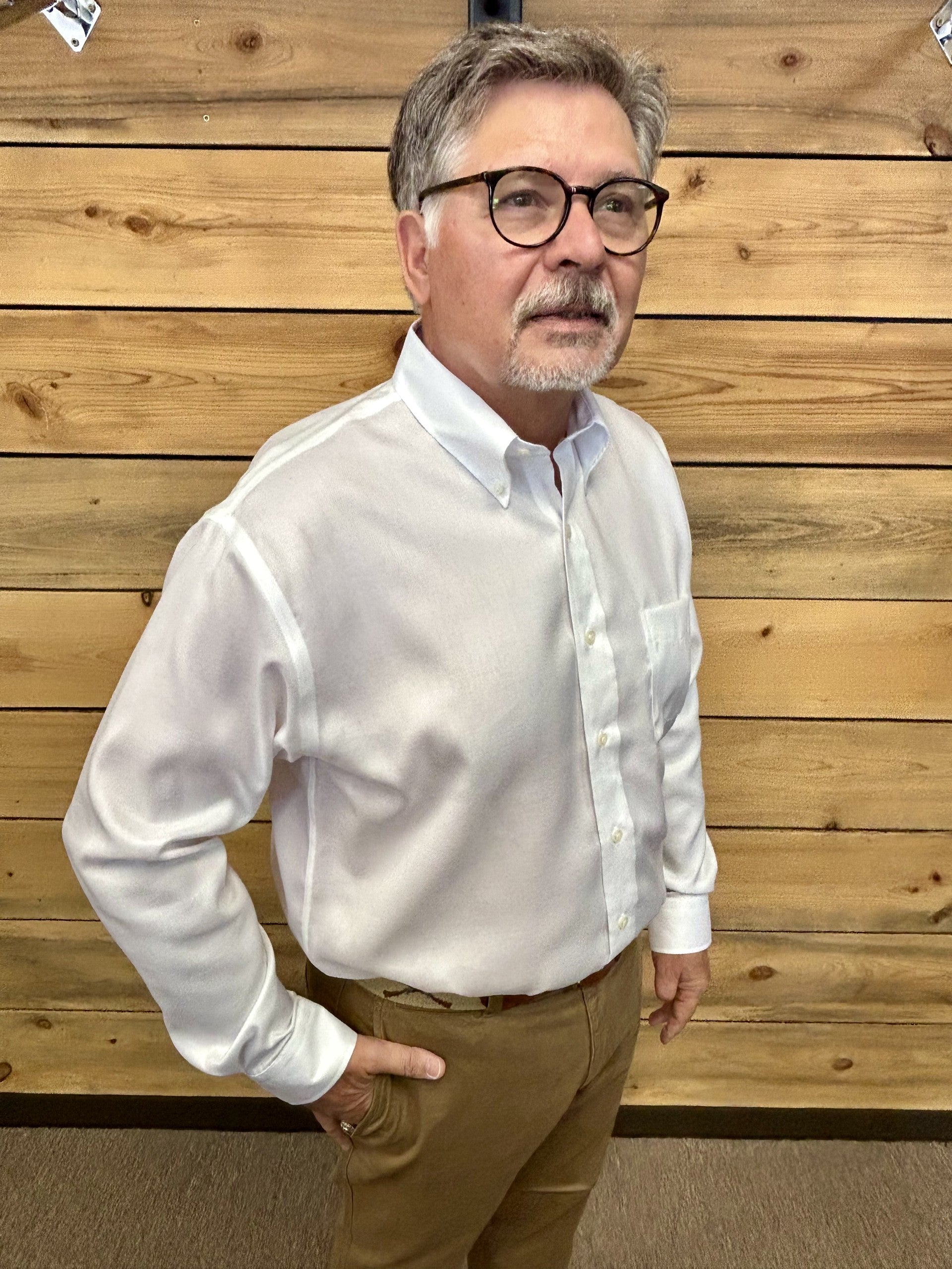 Clean Line Long Sleeve Button Down