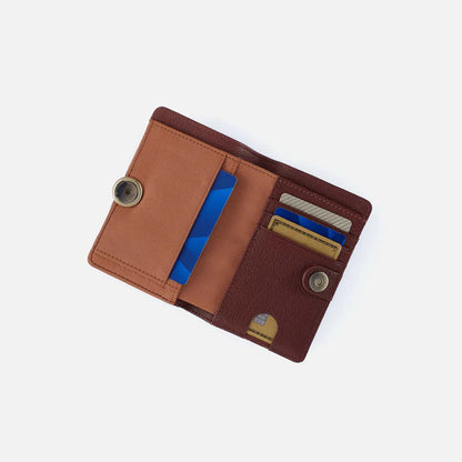 Hutton Small Wallet | Micrograin Leather | HOBO