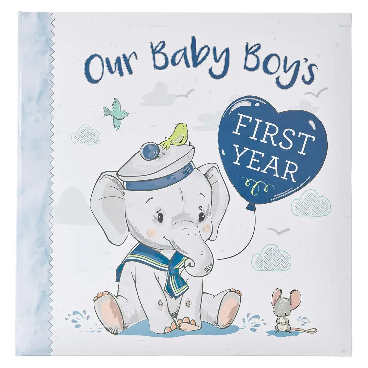 Padded Hardcover Memory Book | Baby Boy