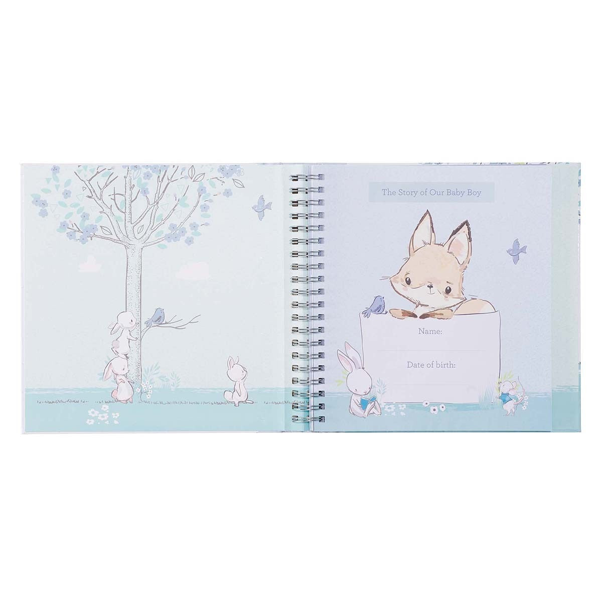 Padded Hardcover Memory Book | Baby Boy