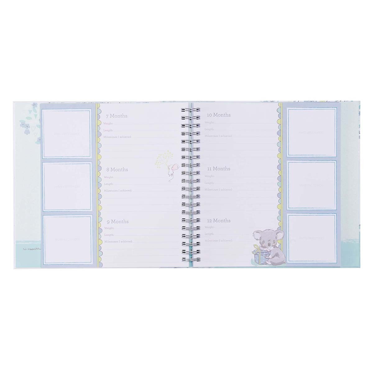 Padded Hardcover Memory Book | Baby Boy