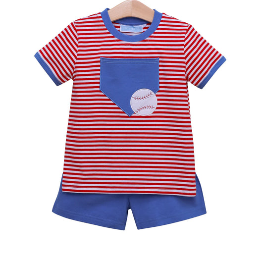 Baseball Pocket Short Set | Trotter Street