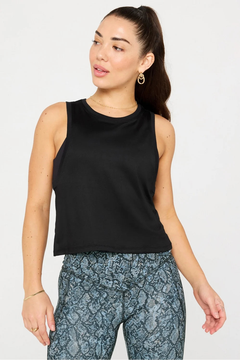 Cloud Jersey Lite Muscle Tank | Whisper | Fabletics