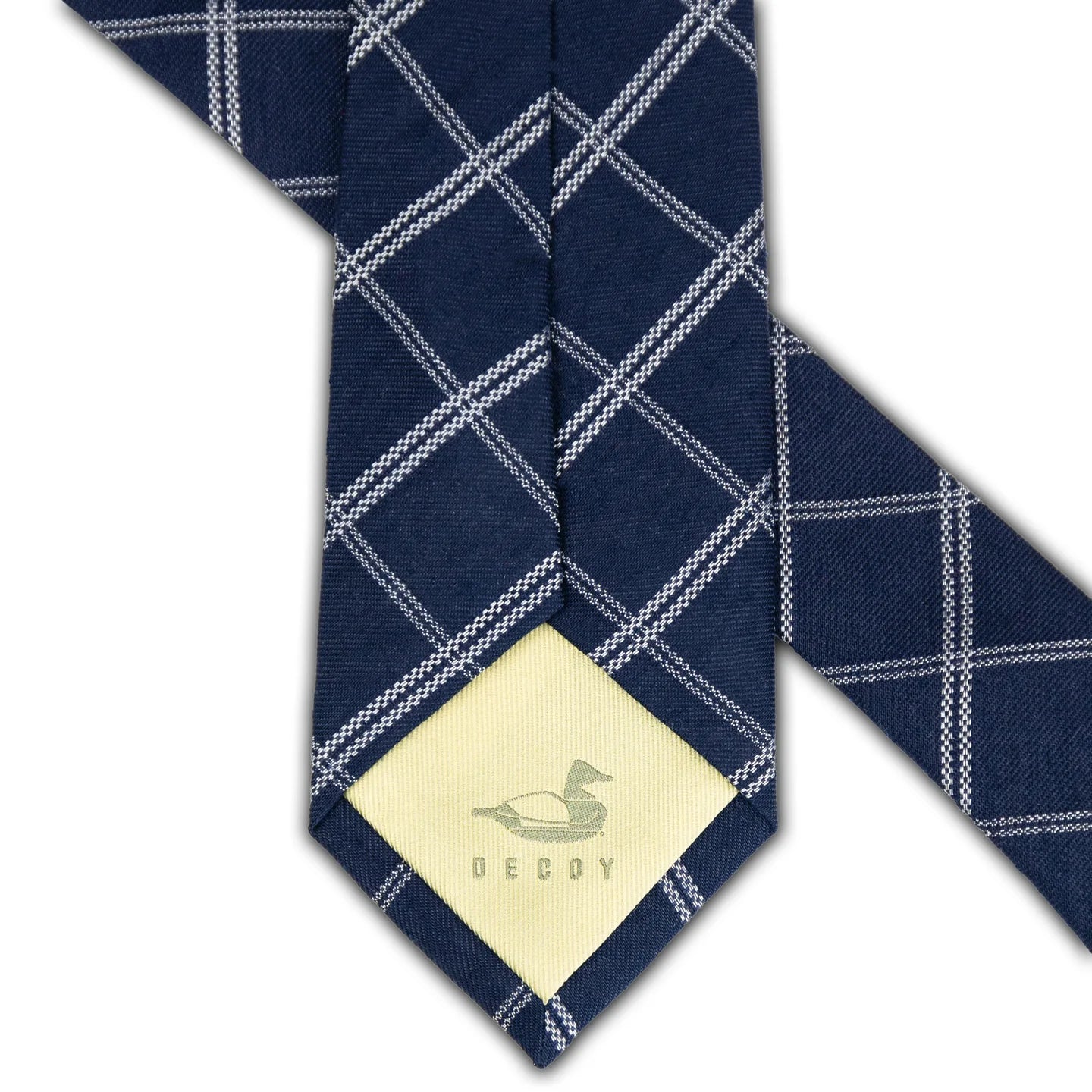 Blue Check Necktie | Dixie Decoys