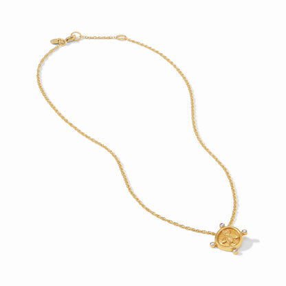 Bee Cameo Solitaire Necklace | Julie Vos