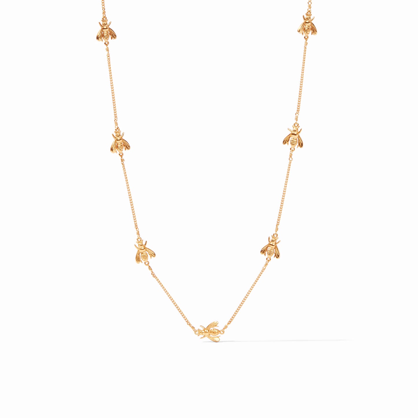 Bee Delicate Station Gold Necklace | Julie Vos