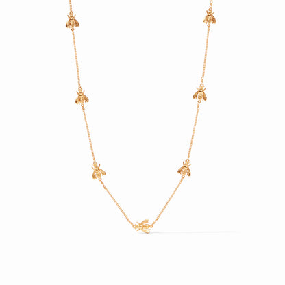 Bee Delicate Station Gold Necklace | Julie Vos